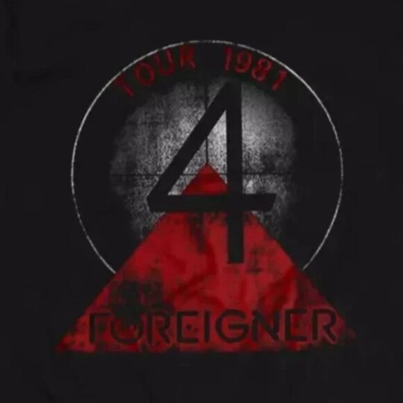 Foreigner 1981 Tour T-Shirt, Classic Concert Unisex Music Tee, Vintage Band 05 - Picture 2 of 5